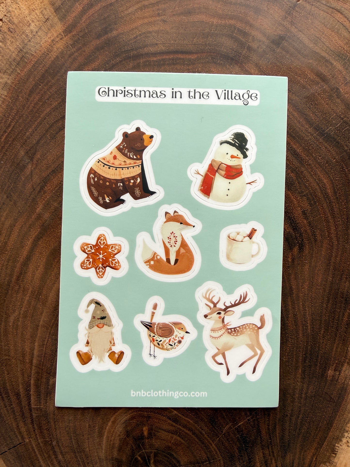 Book & Sticker Sheet - Christmas in the Village