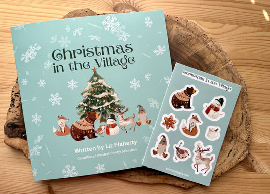 Book & Sticker Sheet - Christmas in the Village