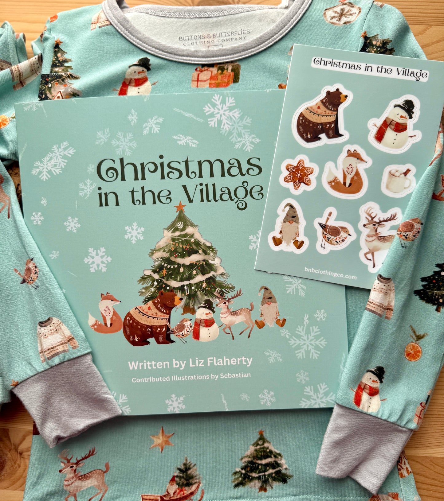 Book & Sticker Sheet - Christmas in the Village