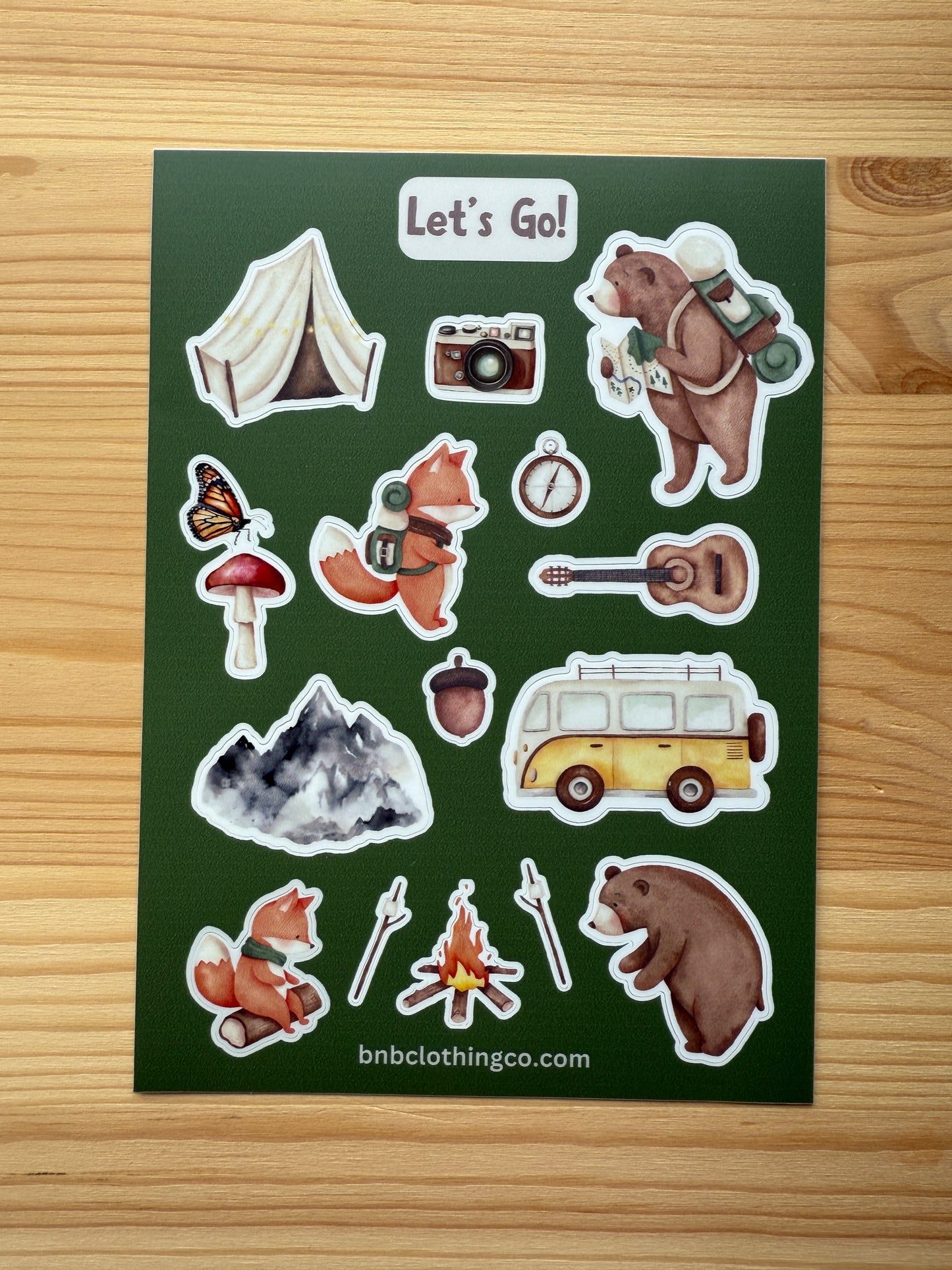 Book & Sticker Sheet - Let's Go!