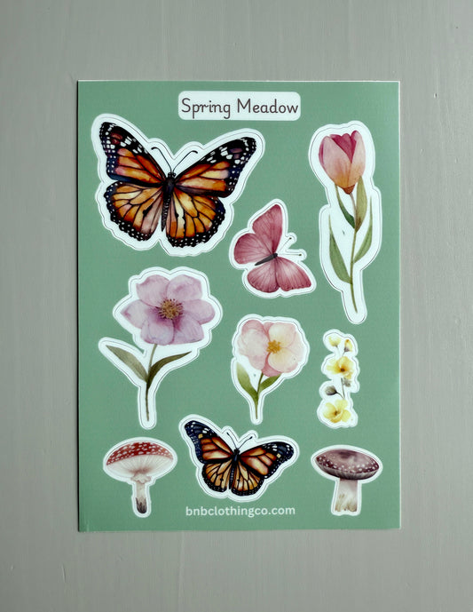 Spring Meadow Sticker Sheet