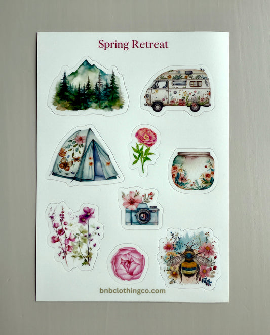 Spring Retreat Sticker Sheet