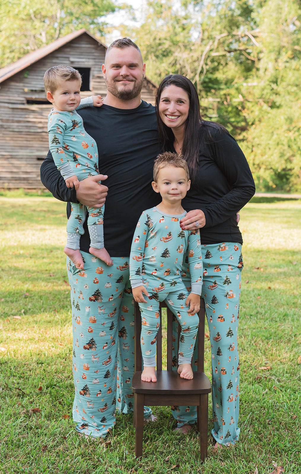 Adult Unisex Lounge PJ Pant - Christmas in the Village