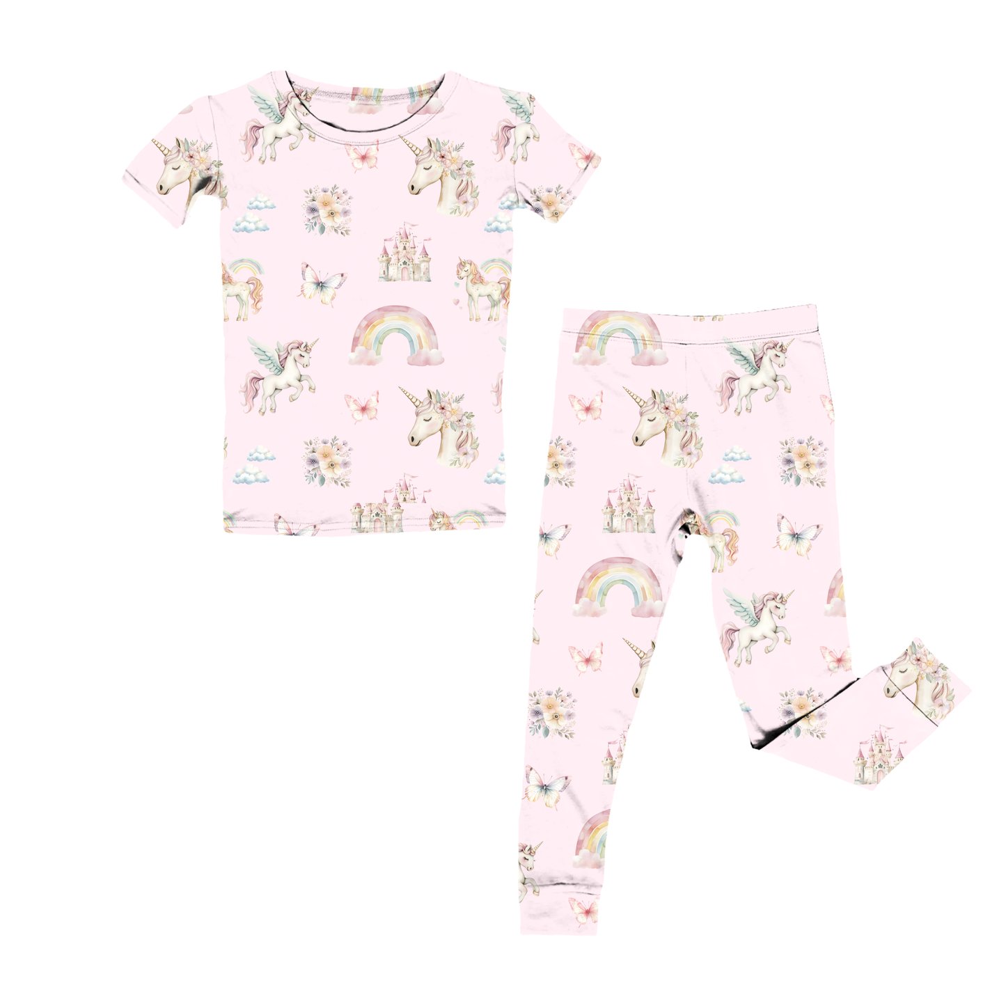 NEW - Short Sleeve PJ SET - Whimsy Wonders