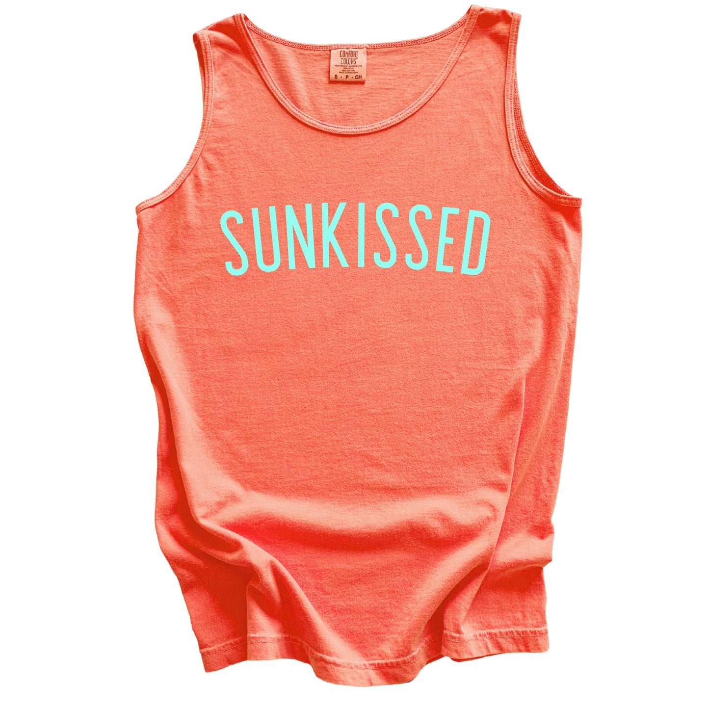 Sunkissed Teal Shimmer Tank